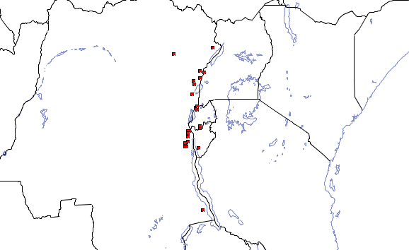 Distribution map