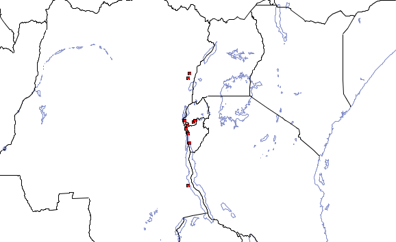 Distribution map