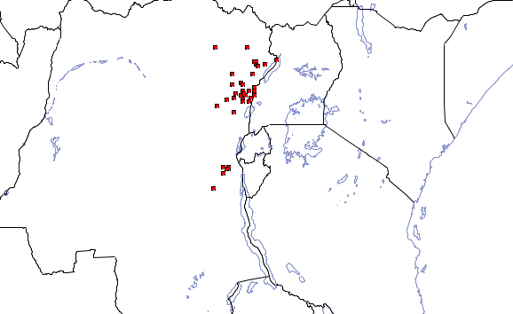 Distribution map