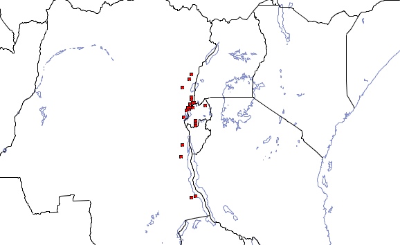 Distribution map