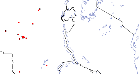 Distribution map