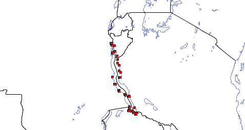 Distribution map